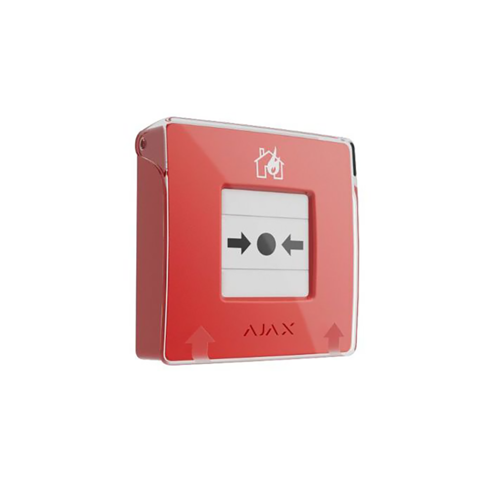Ajax Fire Manual Call Point - Red