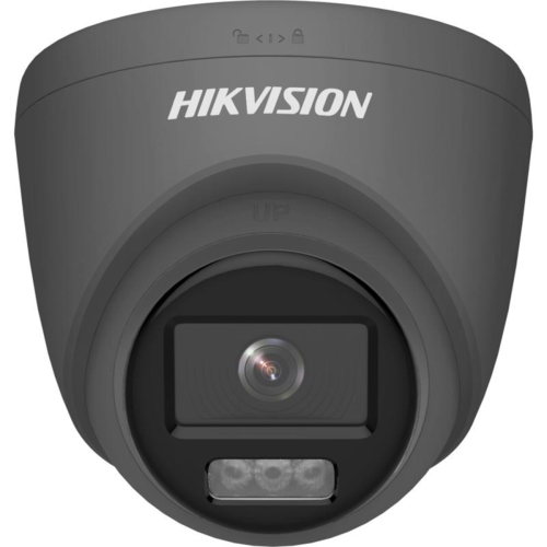 Hikvision DS-2CE72KF3T-LE Grey 3K 40m ColorVu/IR Smart Hybrid Dual-light Fixed Turret Camera - POC