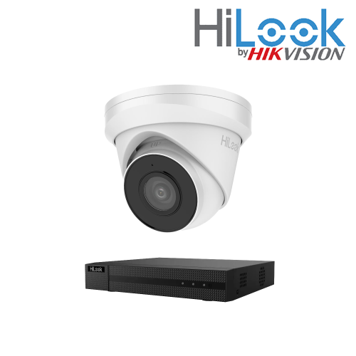 Hilook IP POE - 1 camera Infrared Kit - NVR-104MH-C/4P + IPC-T250H-MU