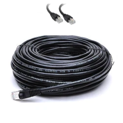 Cable CAT5e 25m Black UTP Ethernet Lead - Solid Copper - PE - Duct grade Cable CAT5e 25m Black UTP Ethernet Lead - Solid Copper - PE - Duct grade